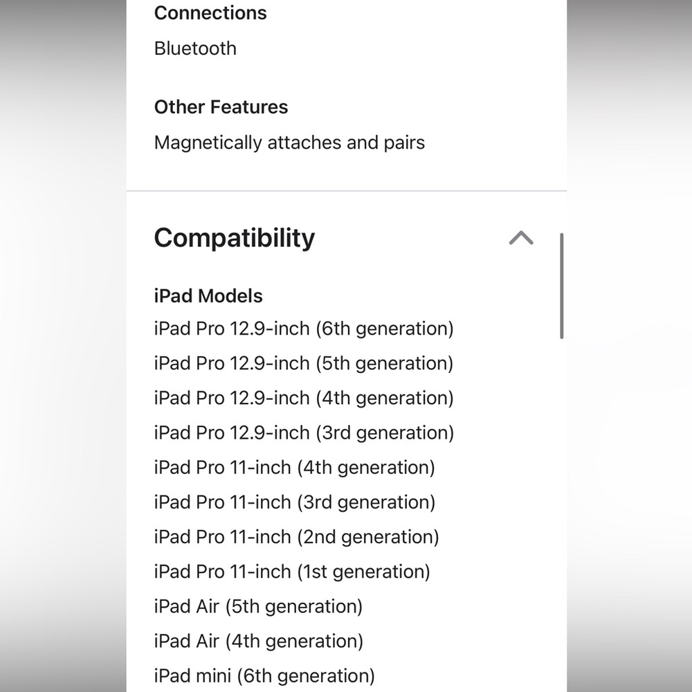Apple Pencil (2nd Generation) - White - Picture 6 of 6